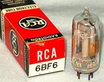 6BF6 Tube Rca Tested & Boxed Vintage Commercial Surplus. Fixed Price $8.80.
