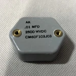 Sangamo Ak .01 Mfd 2500 Wvdc - CM60F103J03. Fixed Price $13.49.