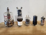 Vacuum Tube Vintage Lot Eimac 4-125A Raytheon RK-39 Amperex 8580 Untested. Fixed Price $150.00.