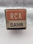 Rca 5AN8 Radiotron Electron Tube New In Box Old Stock. Fixed Price $14.00.