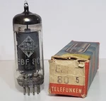 1X Early Telefunken EBF80 6N8 Vacuum Tube,. Fixed Price $20.00.