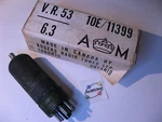 VR53 6.3 10E 11399 Vacuum Tube Valve Rogers - Original Box Untested Qty. Fixed Price $9.99.