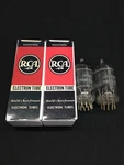 Matched Pair Rca 12AU7A Long Black Plate Getter Audio Vacuum Tubes 10.9364. Fixed Price $49.95.