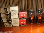 2 Vintage Rca 6G6 Stereo Tubes Very Strong & Balanced Results = 95. Fixed Price $36.99.