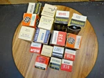 17 Rca, Ge, Tung-sol, Sylvania Tubes Some Unused, Untested, Sealed Boxes. Fixed Price $29.71.