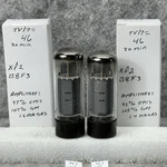 Matched Pair Mullard 6CA7 EL34 Tubes XF2 B8F3 TV/7 And Amplitrex Tested 100%. Fixed Price $279.00.