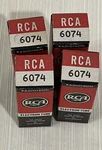 Vintage Rca 6074 Tubes. Fixed Price $100.00.