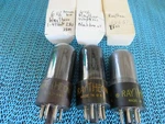 Radio Tubes Three Raytheon 6V6 ,one Brown Base /some Date Codes/test Strong. Fixed Price $33.20.