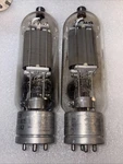 Pair United 805 Transmitting Tube Grey Plate Tested Strong. Fixed Price $250.00.