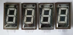 Lot Of 4 Ilc 1-1/7 Vfd Nixie Tubes. Nos. Largest Tube. Tested. For Clock.. Fixed Price $289.00.