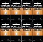390 / 389 Duracell Watch Batteries Pk. Fixed Price $20.34.