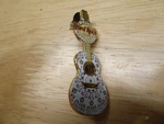 Hard Rock Cafe Pin Nottingham Brown Lace Guitar Acoustic 2004. Fixed Price $25.00.