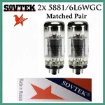 New 2X Sovtek 5881 / 6L6WGC Matched Pair Two Duet Tubes Free Ship. Fixed Price $60.99.