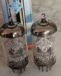 Matched Pair Telefunken ECC81/12AT7 Tubes Gray Plates Diamond Emblem 4/43. Fixed Price $75.00.