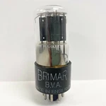 6SN7GT Brimar Black Base Nos Valve Tube (LC22). Fixed Price $238.54.