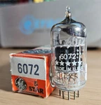 6072 General Electric Five Star Black Plate Tube 3 Mica Nos Nib 12AY7 #6. Fixed Price $249.99.