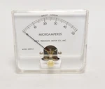 Industrial Ideal Microamperes Meter Model 350PI-C Nos Steampunk With Box. Fixed Price $14.99.