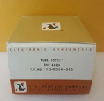 E.f Johnson 123-0206-200, Super Jumbo, 4 Pin Mil Tube Socket, New Box!. Fixed Price $69.30.