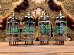 Set Of Four (4) 59' Sylvania 12AU7 Vacuum Tubes Perfectly Matched Balanced Date. Fixed Price $45.00.