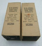 Vacuum Tubes (2) Jan Crc 12SA7Y SC28A Us Army Navy As Is Untested. Fixed Price $54.80.