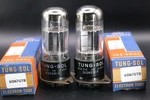 Tung-sol 6SN7GTB Matched Pair Black Angled T-plates Matching 3226031-3 Code. Fixed Price $124.95.