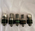 Lot Of 5 Philco, Magnavox,gm Delco, Sheldon 6SN7GTA. Fixed Price $80.00.
