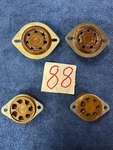 4 Military Grade Brown Amphenol 7-PIN Sockets Nos Transmitter 1625. Fixed Price $12.95.