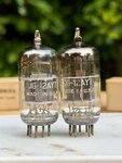 Pair Nib Nos General Electric Jg 12AY7 Mil Spec Tubes - TV7 Tested Matched. Fixed Price $200.00.