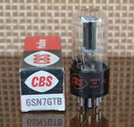 Cbs 6SN7 Gtb Vacuum Tube 2 Hole Plate Nos Original Box. Fixed Price $34.00.