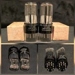 Sylvania 6SN7 Gt VT-231 Tube Jan Chs 1944 Tough Dog Silver Label Matched Set. Fixed Price $249.75.