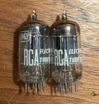 Rca 5963 Black Plate Matched Pair Date Codes Tested Tubes 12AU7. Fixed Price $29.99.