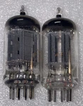 Pair Rca 12AX7 Long Grey Plate Square Getter Vacuum Tubes TV7 Tested Strong. Fixed Price $90.00.