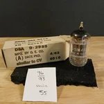 1955 Ge Grey Plate Jg 5814WA Audio Tube Tested Strong 96/93 Min. Fixed Price $49.75.