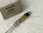 1PCS - Raytheon 5704 Vacuum Tube Nos Nib. Fixed Price $6.70.