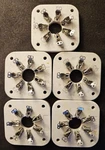 Lot Of 5 E.f. Johnson 122-237-100 Ceramic 7-PIN Tube Sockets Septar 813 Used. Fixed Price $69.99.