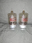 (2) Eimac 4E27A / 5-125B Transmitting Tetrode Tubes. Fixed Price $64.99.