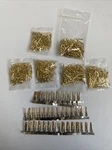 Crimp Sockets Gold Plated/ Tube Large Lot. Fixed Price $110.00.
