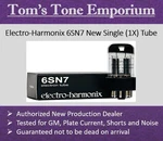 New In Box Electro-harmonix 6SN7 Eh Tube Authorized Dealer Stock. Fixed Price $31.50.