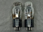 (2) Sylvania 5V4G Rectifier Tubes Black Plates D Getters Test Strong TV-7U. Fixed Price $39.99.