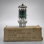 Nos Sylvania Jhs 6189/12AU7WA/O Getter/maxi Preamp Tested. Fixed Price $19.95.