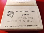 Tektronix Nos Replacement Tubes Selected Pair 8136 #157-0097-00. Fixed Price $40.00.