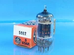 Star 5687 Large Black Plate Tube 1960 Fat O Getter High Quality. Fixed Price $18.88.