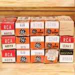 Lot Vintage Tubes Nos Box 6J6 5749 6CZ5 6AB4 6BN4 6X4 12AV7 35W4 6073 +more!. Fixed Price $50.00.