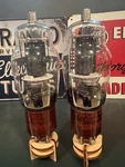 Match Pair Westinghouse Jan Cwl 807 Globe Tubes Dd Getters TV7&MAXI Test Nos. Fixed Price $139.99.