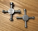 2-PC Set General Electric 4-WAY Electronic Tubes Wrench 8 Different Sizes. Fixed Price $25.00.