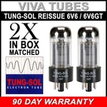 Brand New Tung-sol Reissue 6V6GT Plate Current Matched Pair (2) Vacuum Tubes. Fixed Price $105.14.