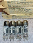 Perfect Nos Nib Quad Tungsol 6X4WA 6X6W EZ90 Tubes Giant Bent Getter CV493. Fixed Price $204.12.