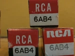 6AB4 Nos Rca 1960 Radio Vintage Amplifier Audio Vacuum Tubes 3 Pieces. Fixed Price $8.00.