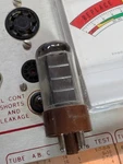 Sylvania Brown Base Gold Label JAN-CHS-5Y3WGTA (ruggedized 5Y3GT) Rectifier Tube. Fixed Price $22.99.
