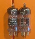 Mullard Uk 6201 ECC81 12AT7 Valve Tube Platinum Matched Pair For Amplifier. Fixed Price $142.30.